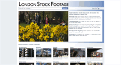 Desktop Screenshot of londonstockfootage.com