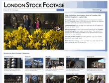 Tablet Screenshot of londonstockfootage.com